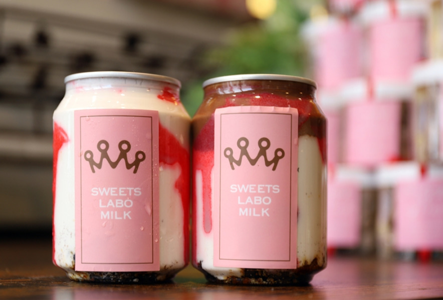 ホワイトデーにおすすめ 恋するケーキ缶 オシャレ かわいい おいしいが揃った贈り物 スイーツラボミルク ふくやまつーしん